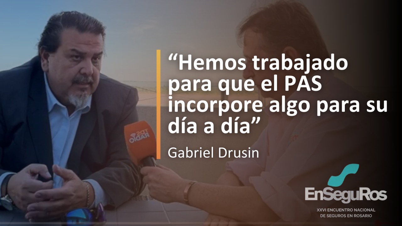 En nuestra participación en EnSeguRos 2025 conversamos con el colega Gabriel Drusin, miembro de la Comisión Directiva de APAS ROSARIO y Sur de Santa Fe, quien nos habló de la relevancia de los contenidos de este evento.